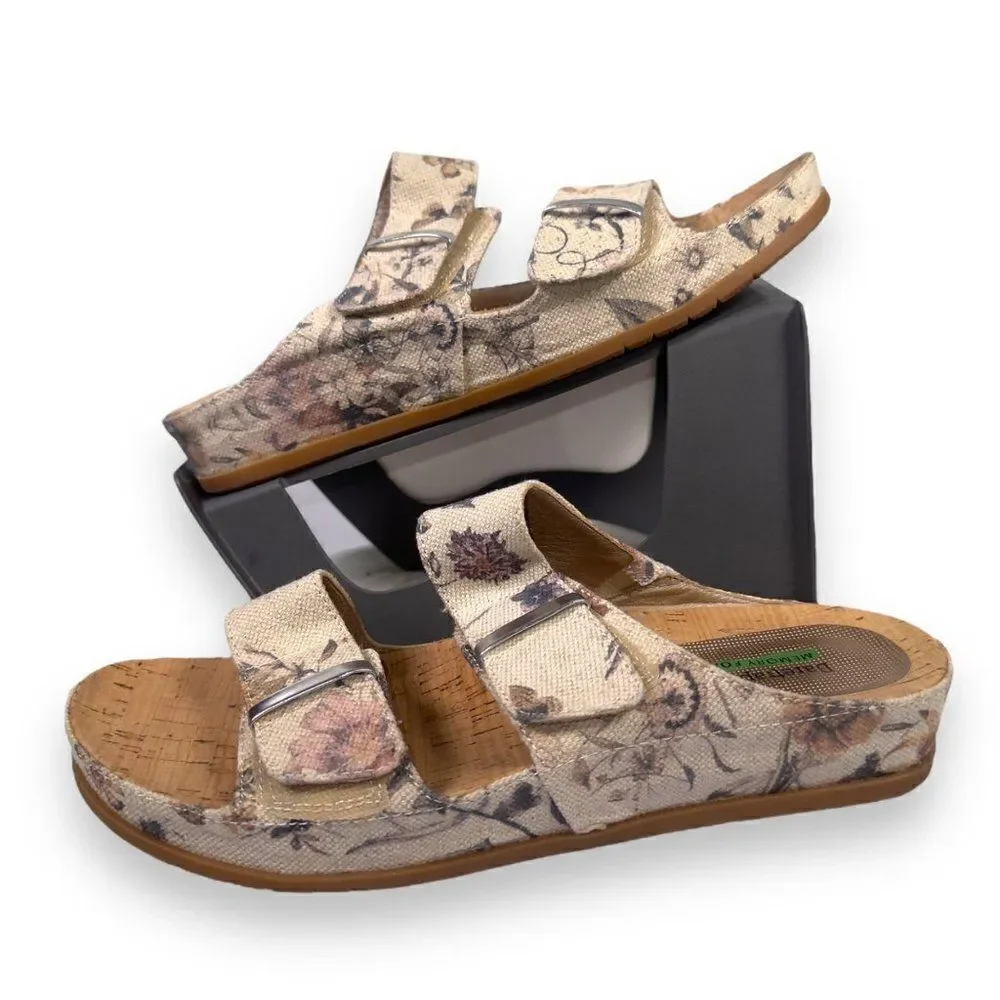 Baretraps Cherilyn Floral Strappy Sandals Beige Women's 10M‎